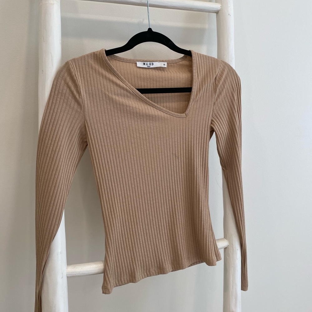 NA-KD Ribbed Top - Picture 3 of 5